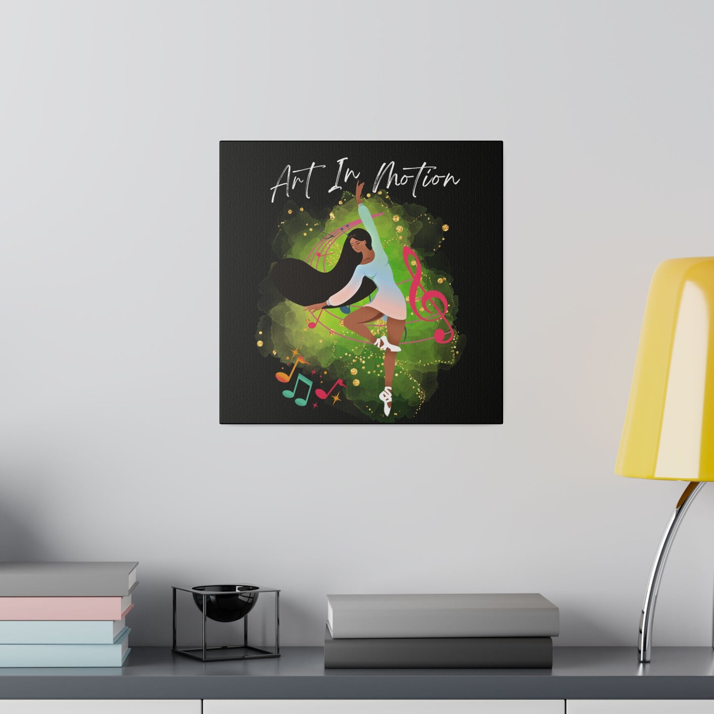 Matte Canvas Print - Art In Motion