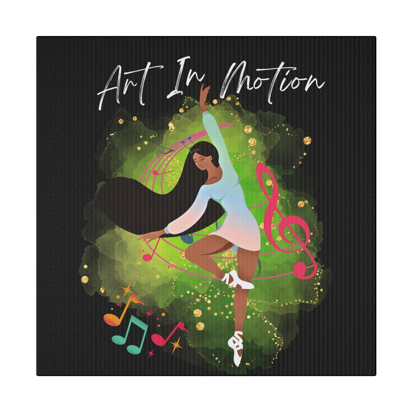 Matte Canvas Print - Art In Motion