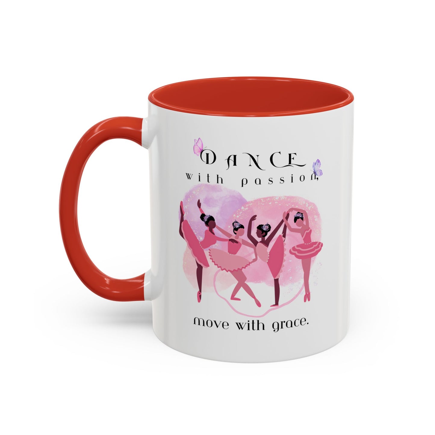 Accent Coffee Mug (11, 15oz) Dance With Passion