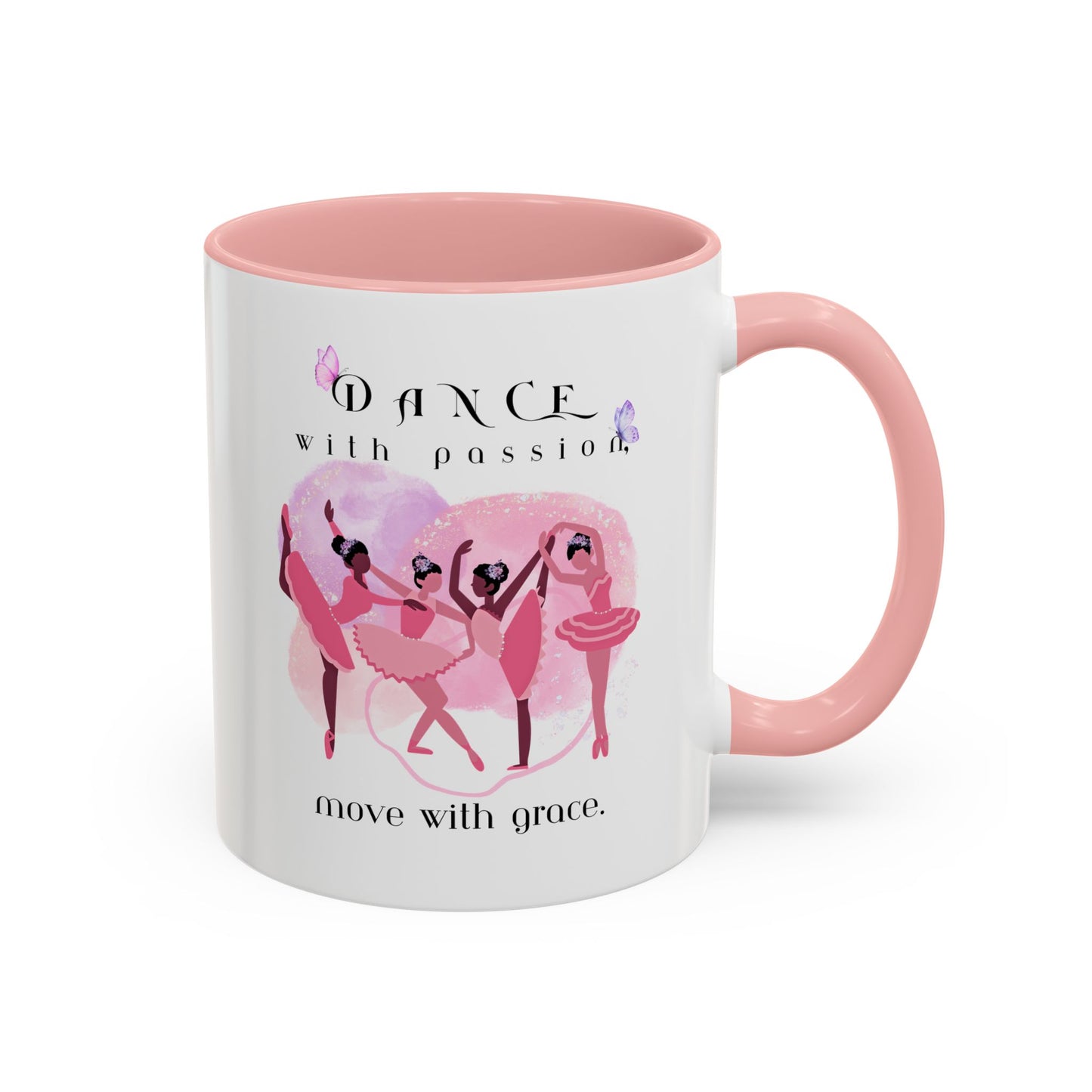 Accent Coffee Mug (11, 15oz) Dance With Passion