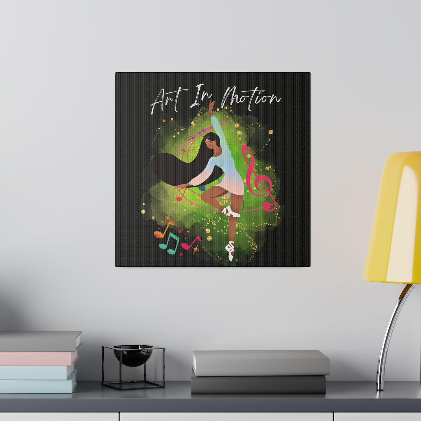 Matte Canvas Print - Art In Motion