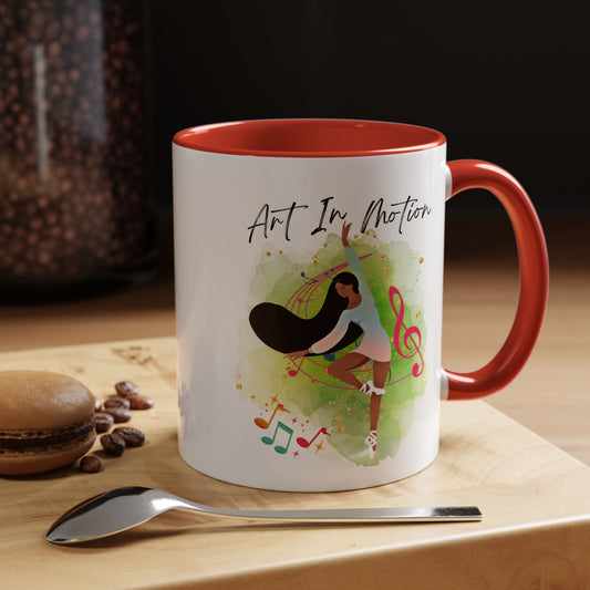 Accent Coffee Mug (11, 15oz) Art In Motion ceramic mug