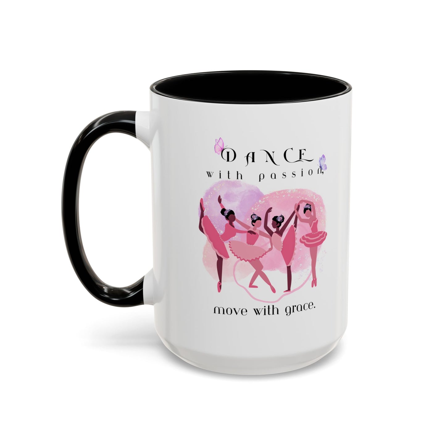 Accent Coffee Mug (11, 15oz) Dance With Passion