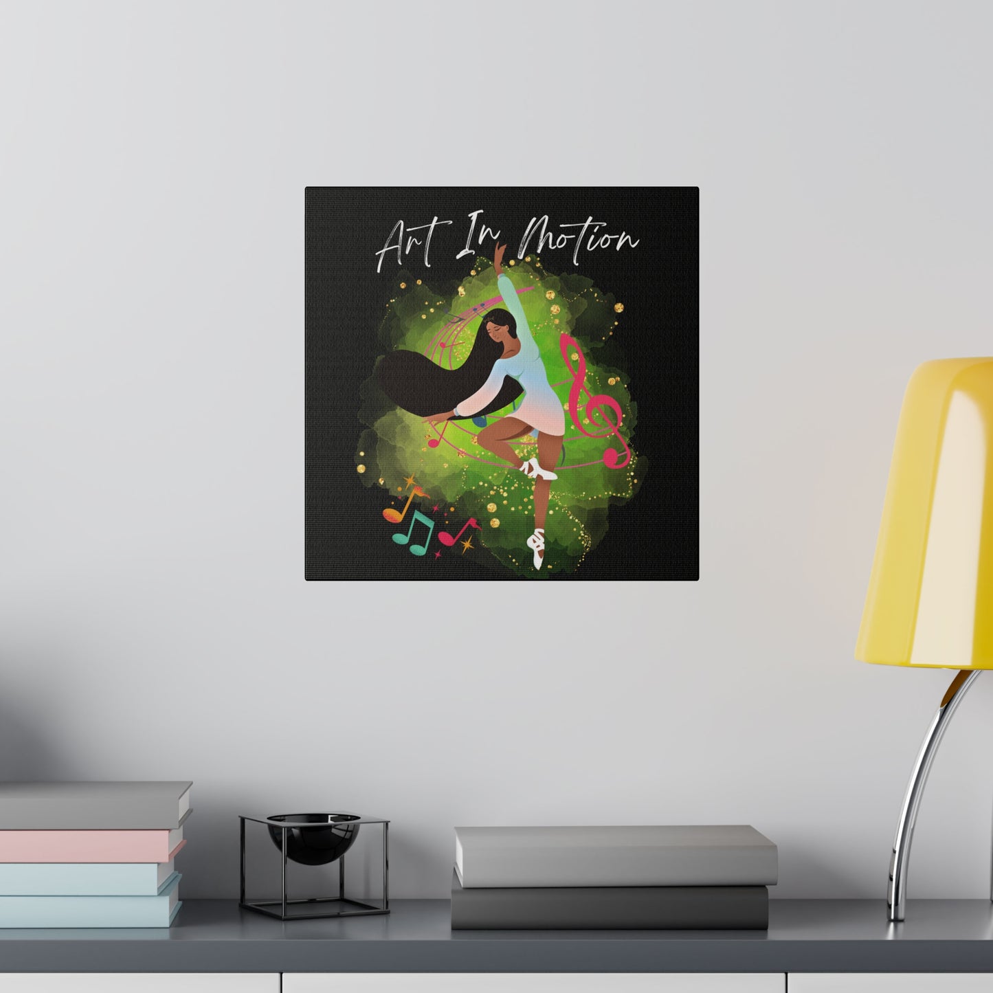 Matte Canvas Print - Art In Motion