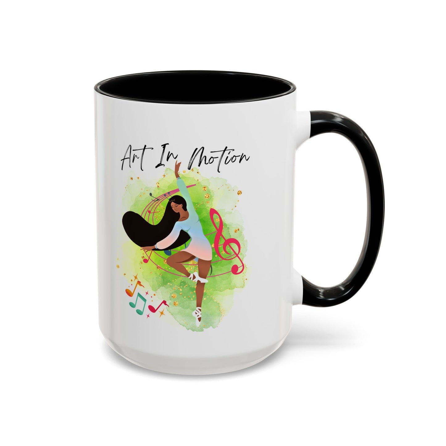 Accent Coffee Mug (11, 15oz) Art In Motion ceramic mug
