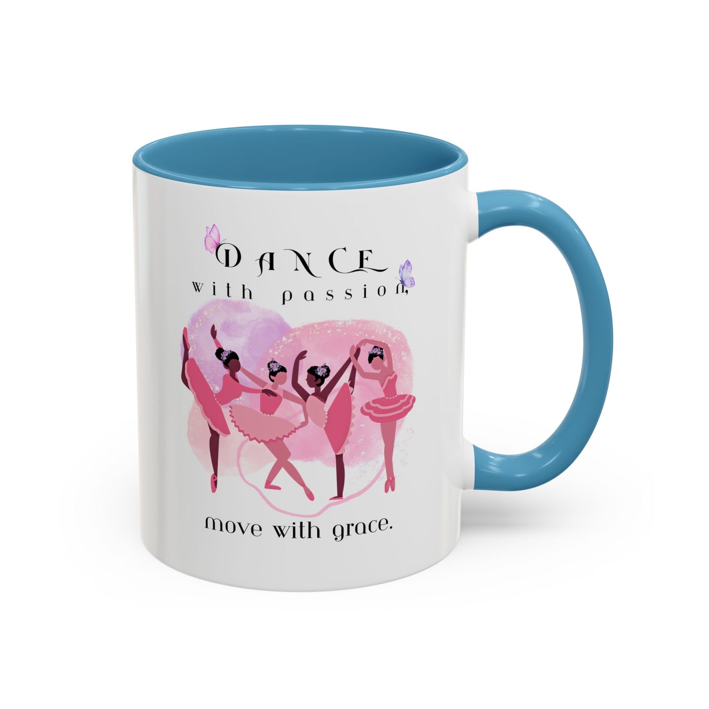 Accent Coffee Mug (11, 15oz) Dance With Passion