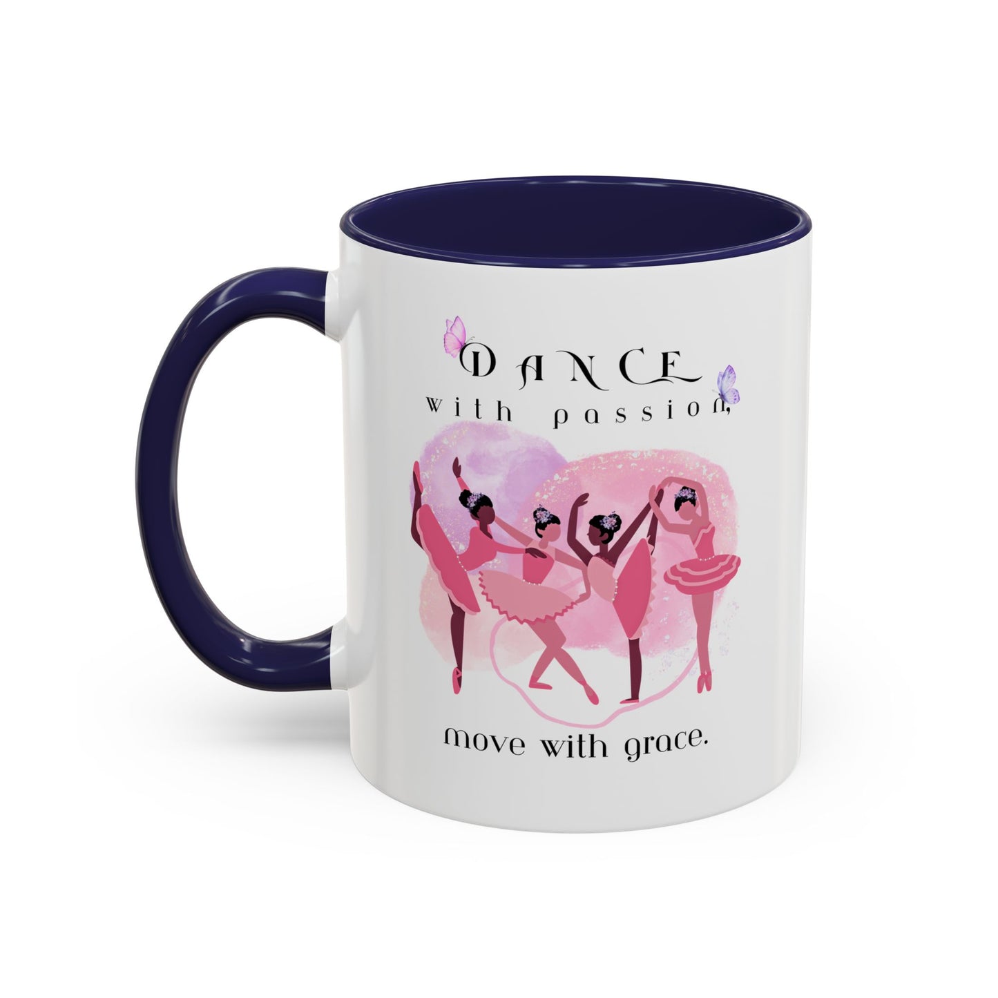 Accent Coffee Mug (11, 15oz) Dance With Passion