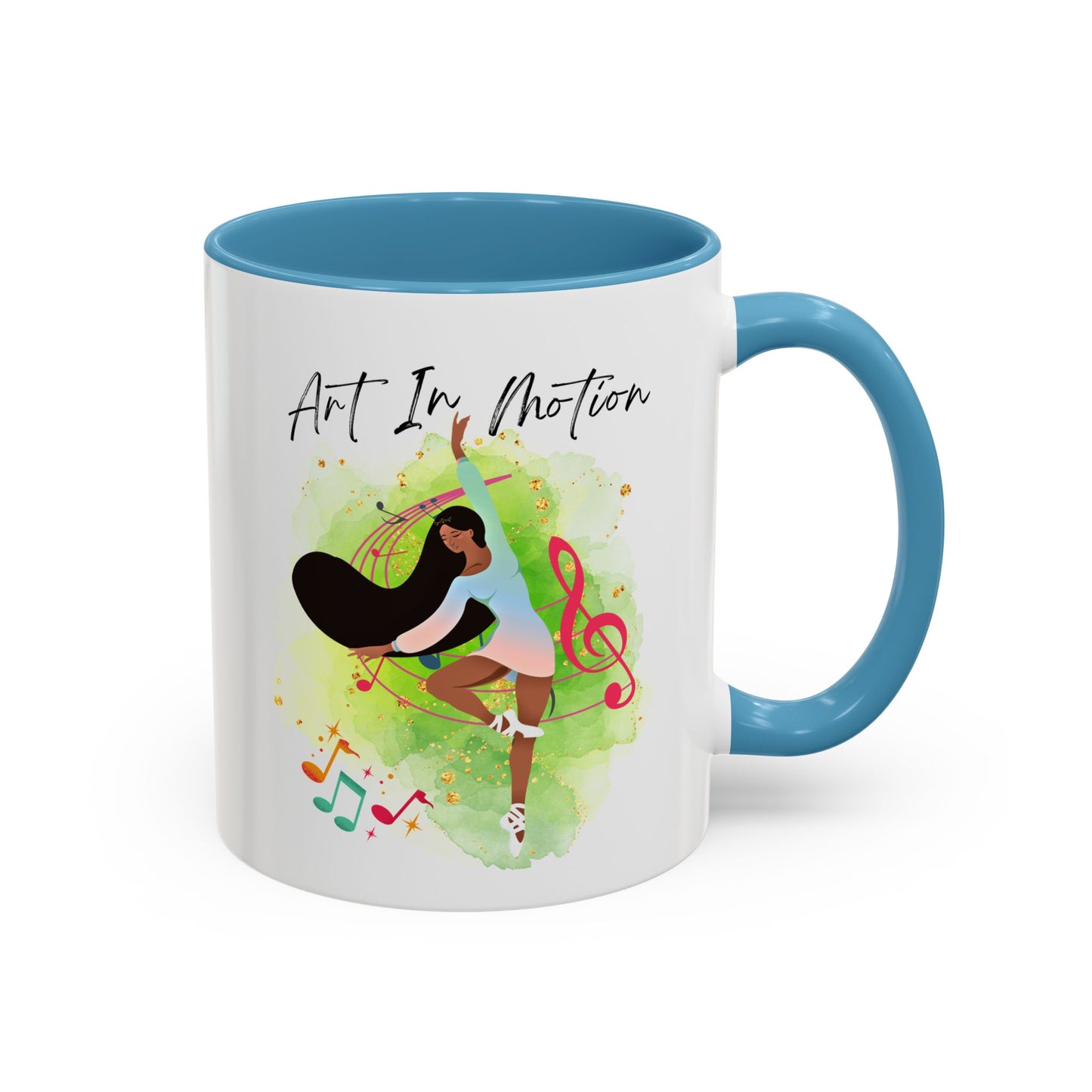 Accent Coffee Mug (11, 15oz) Art In Motion ceramic mug