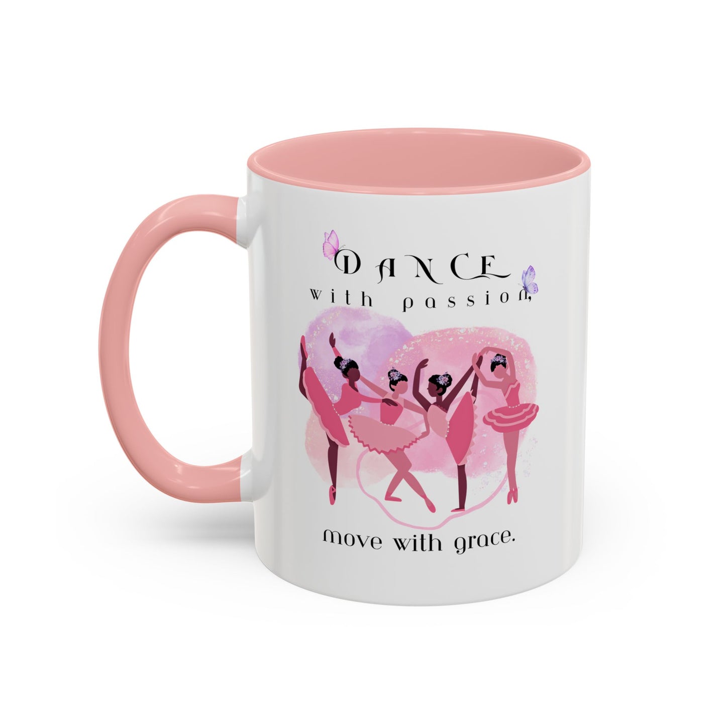 Accent Coffee Mug (11, 15oz) Dance With Passion