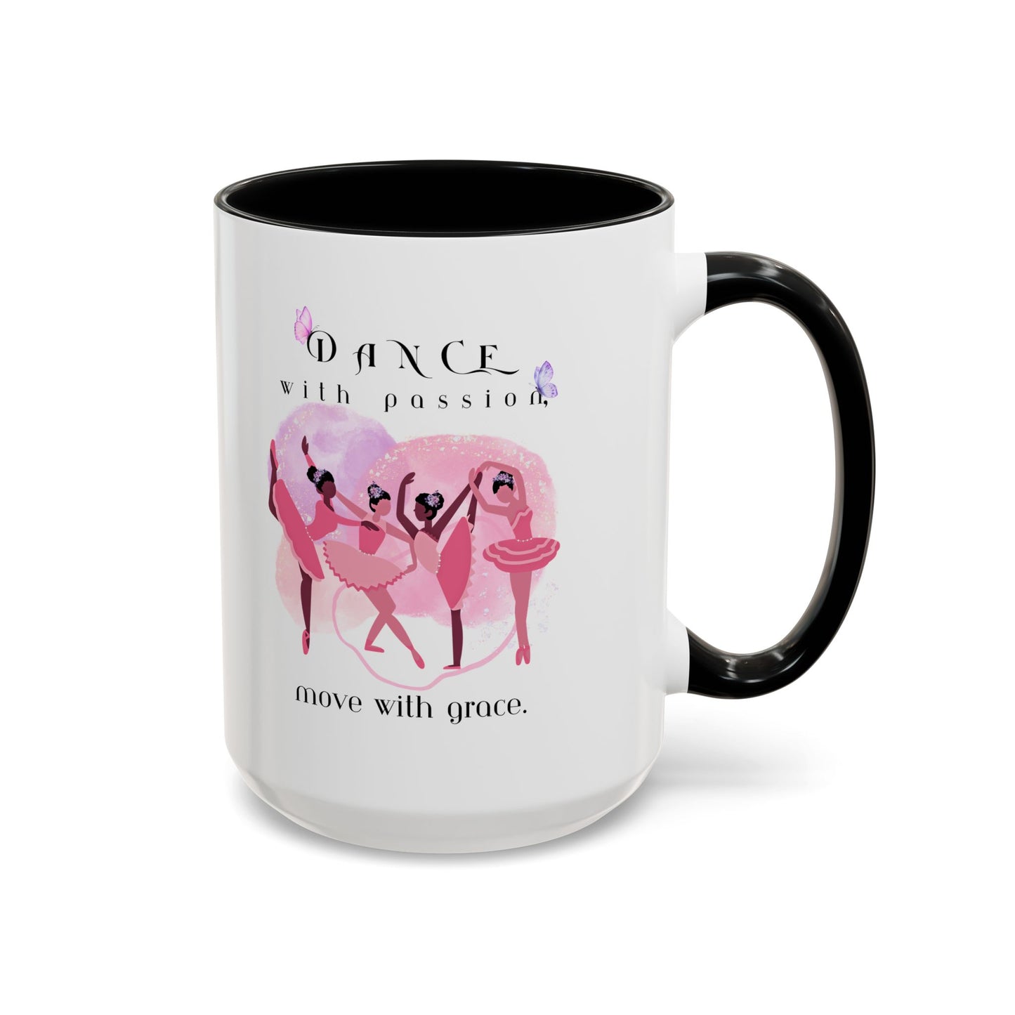 Accent Coffee Mug (11, 15oz) Dance With Passion