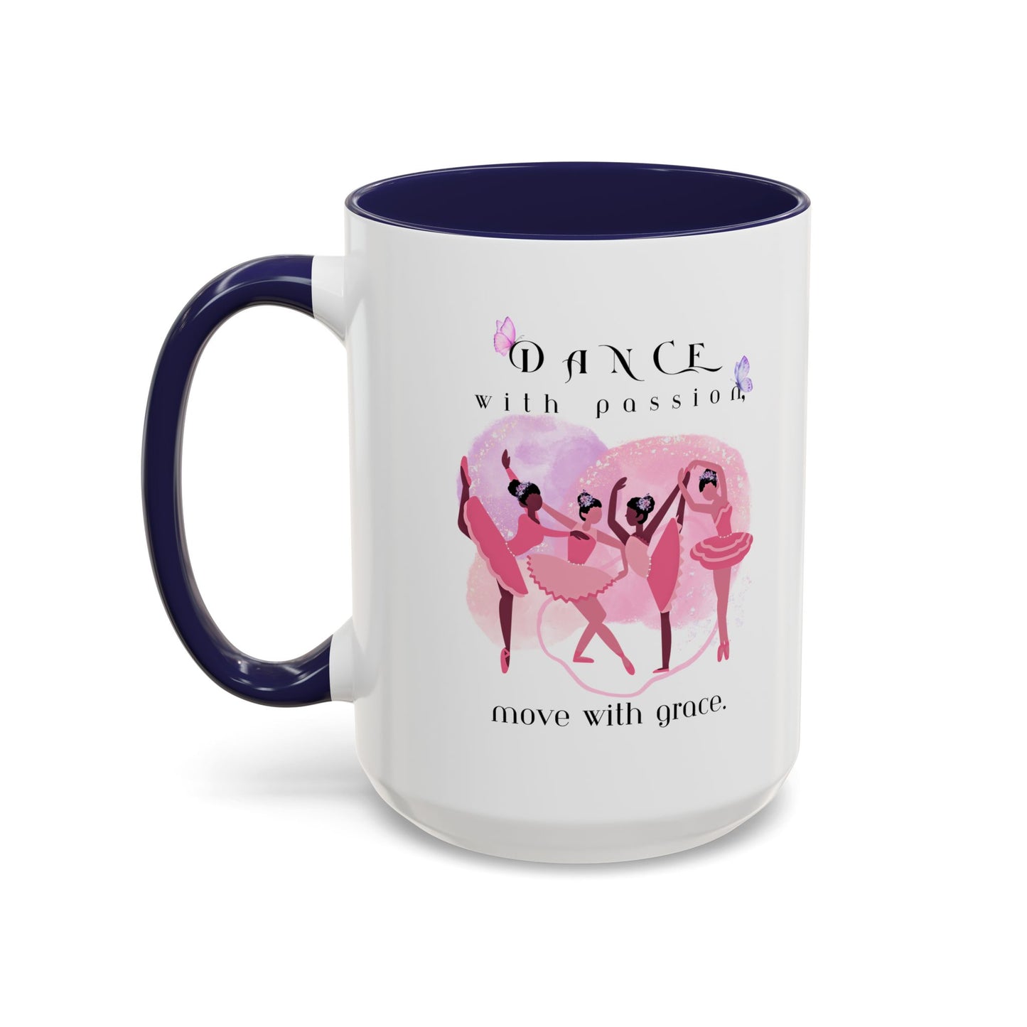 Accent Coffee Mug (11, 15oz) Dance With Passion