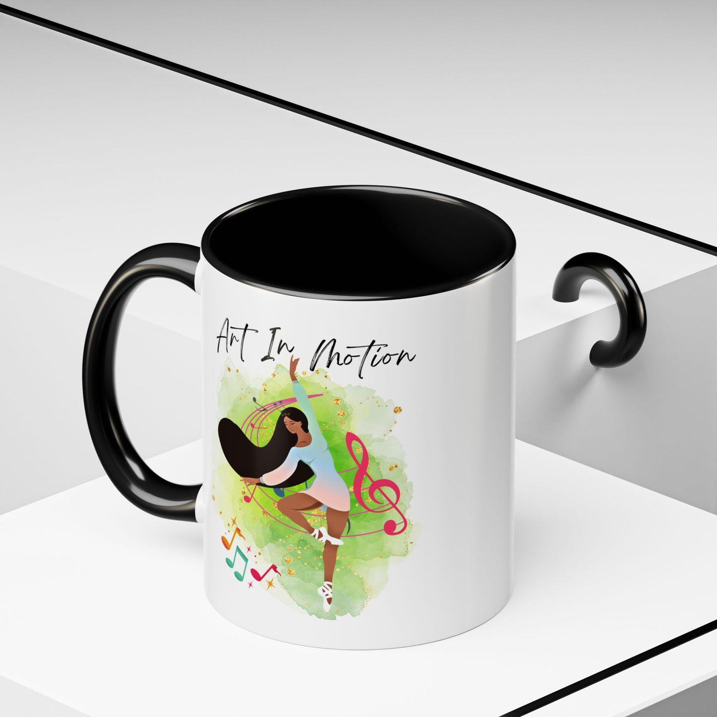 Accent Coffee Mug (11, 15oz) Art In Motion ceramic mug