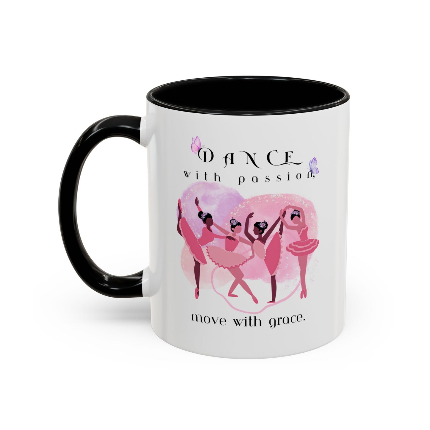 Accent Coffee Mug (11, 15oz) Dance With Passion