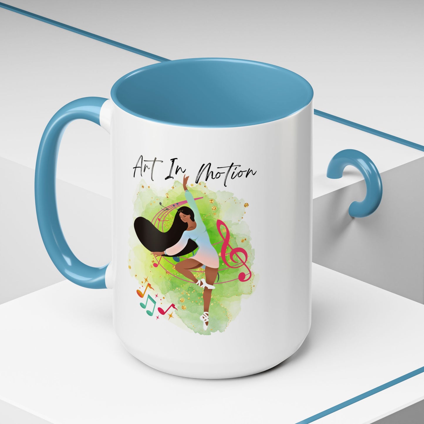 Accent Coffee Mug (11, 15oz) Art In Motion ceramic mug