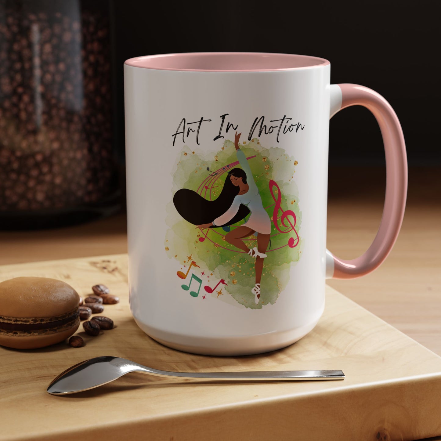 Accent Coffee Mug (11, 15oz) Art In Motion ceramic mug
