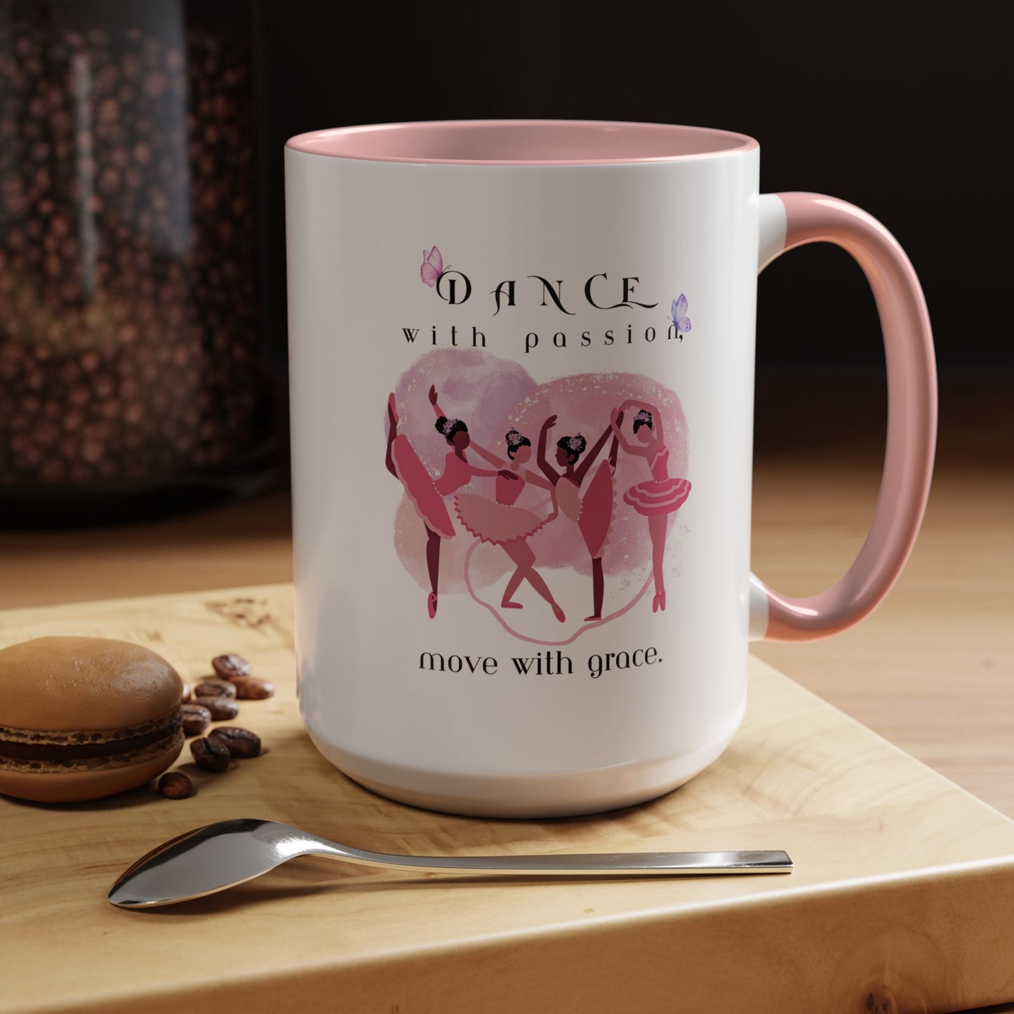 Accent Coffee Mug (11, 15oz) Dance With Passion