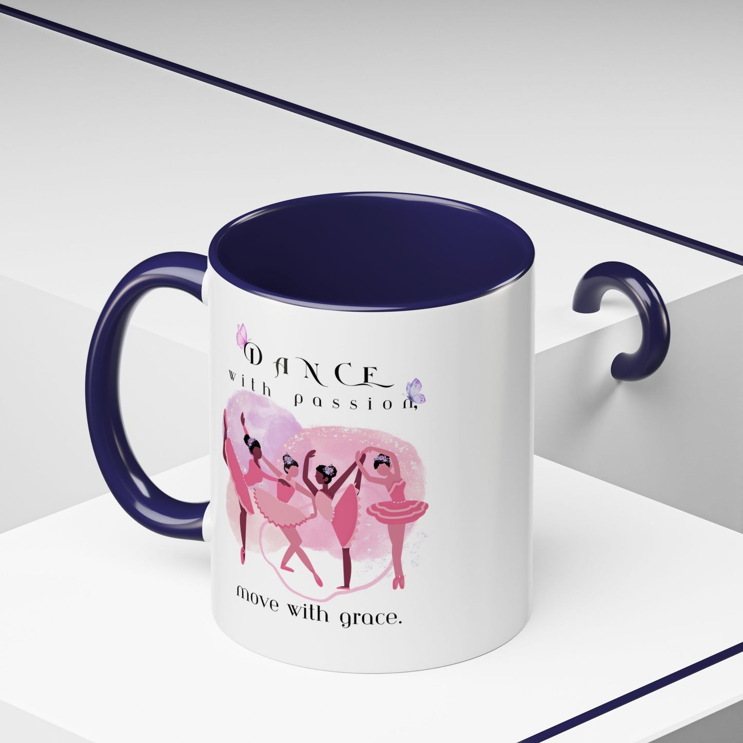 Accent Coffee Mug (11, 15oz) Dance With Passion