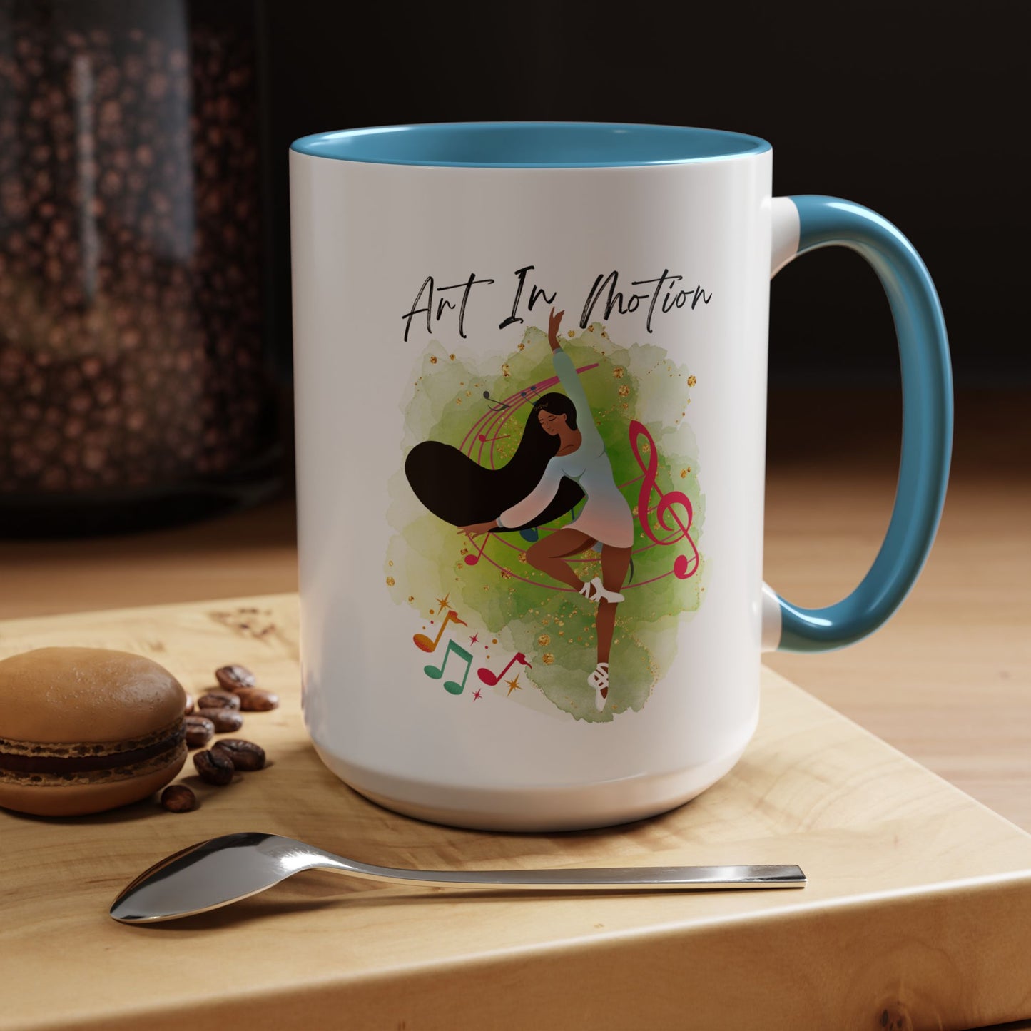 Accent Coffee Mug (11, 15oz) Art In Motion ceramic mug