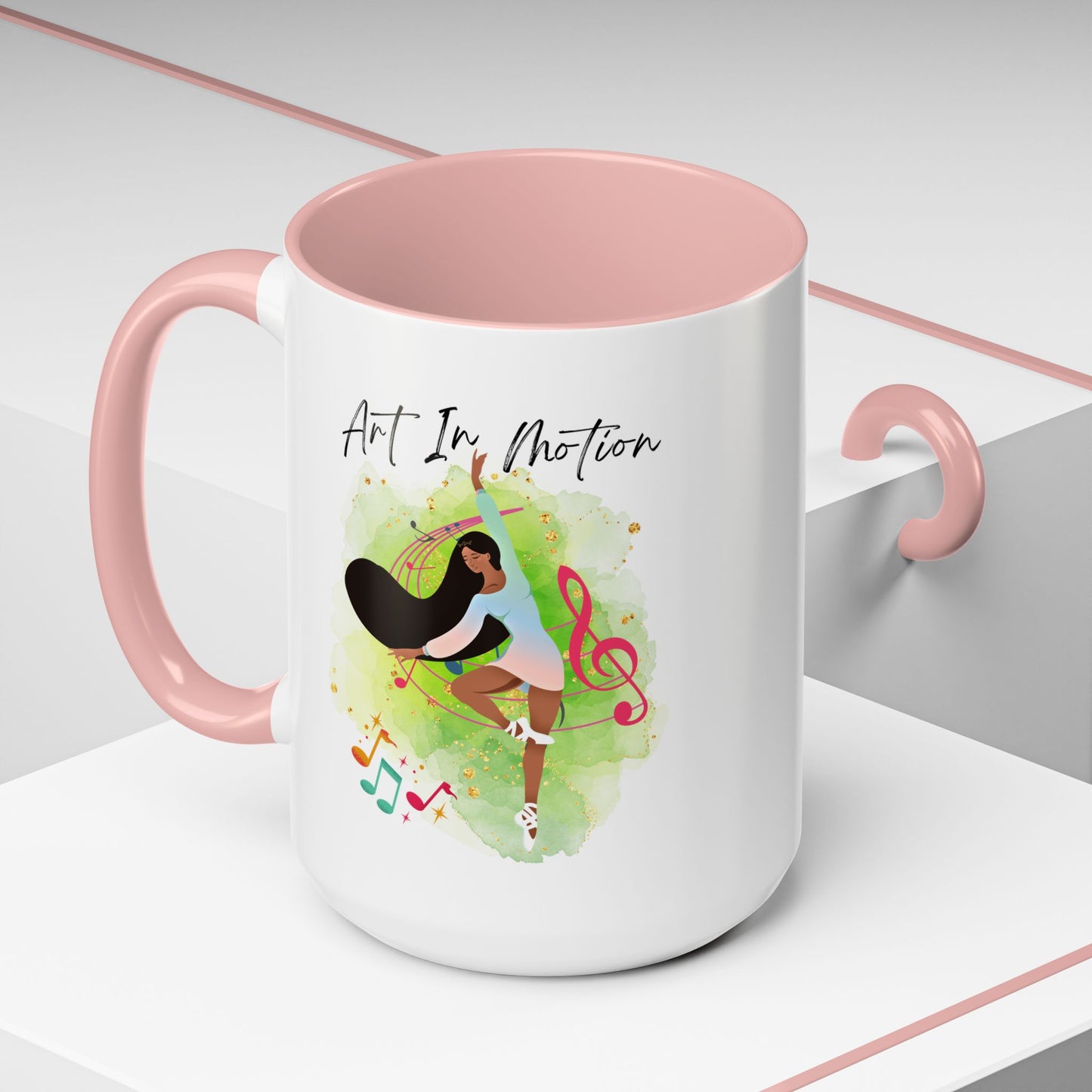 Accent Coffee Mug (11, 15oz) Art In Motion ceramic mug