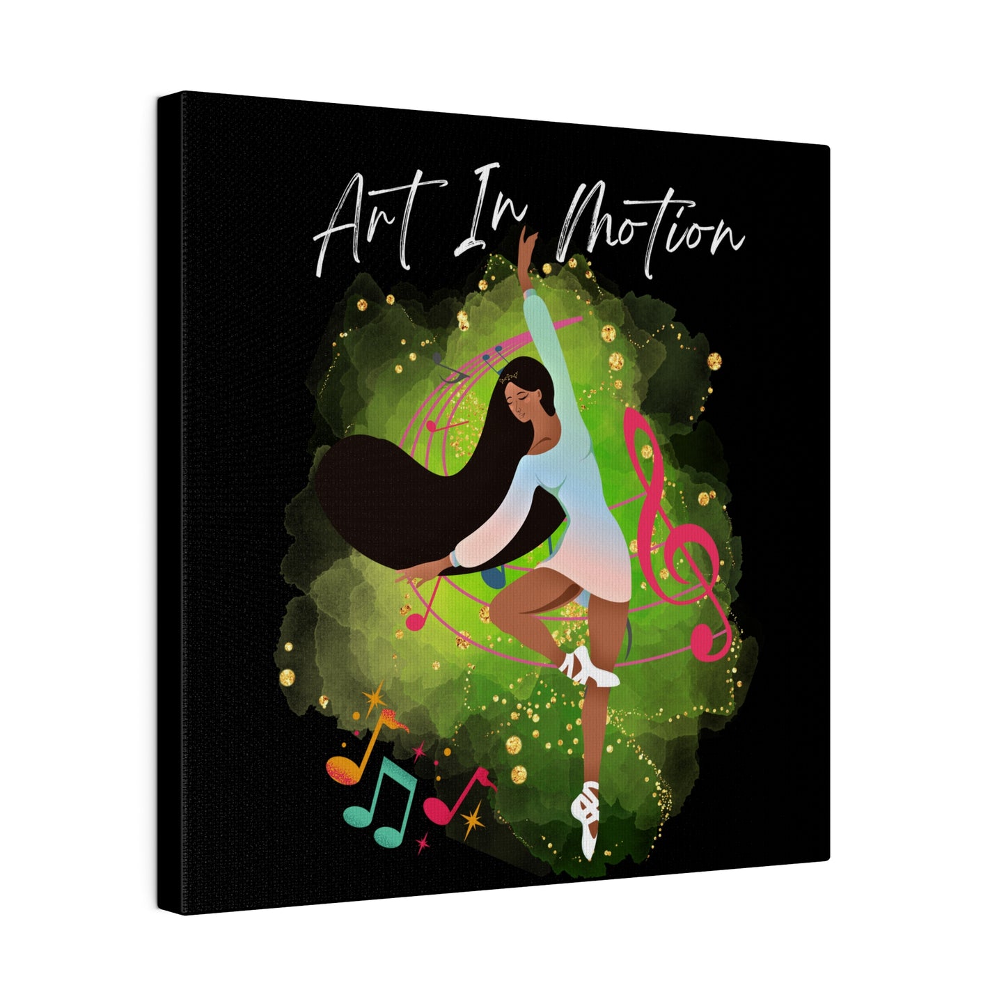 Matte Canvas Print - Art In Motion