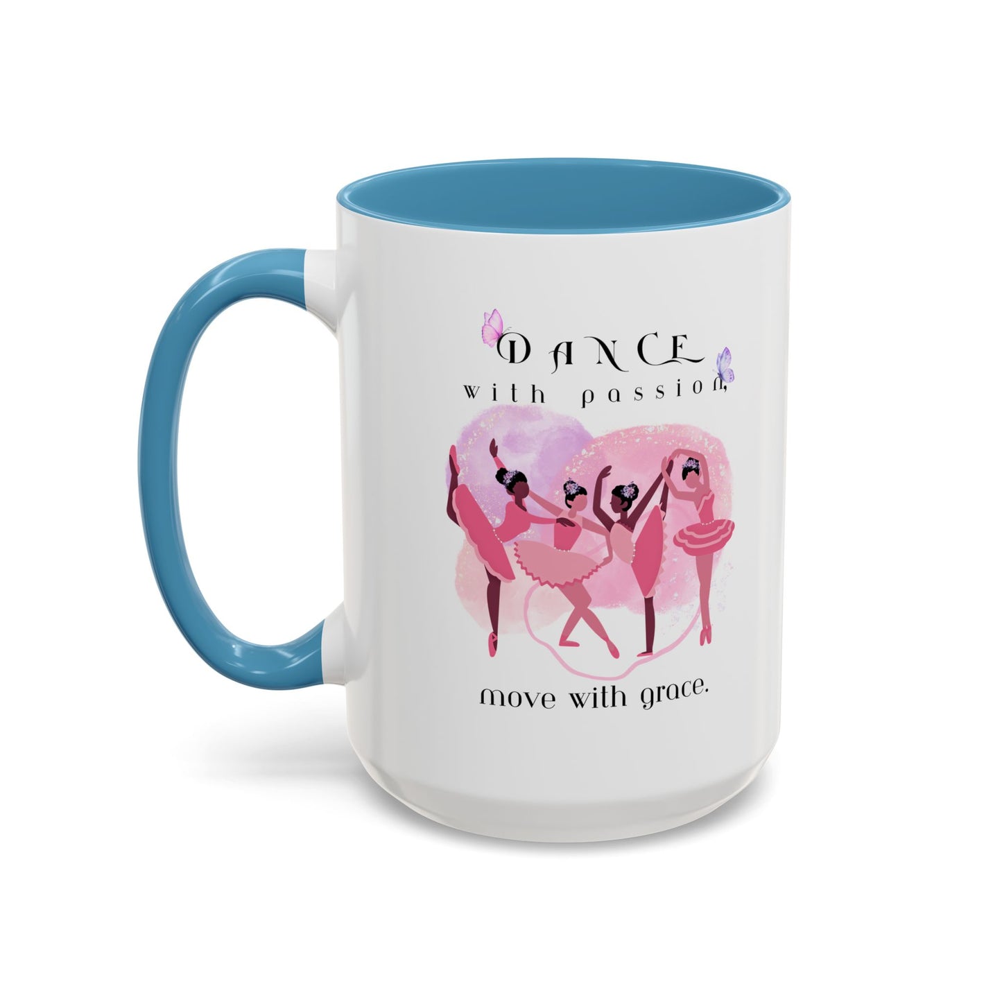Accent Coffee Mug (11, 15oz) Dance With Passion