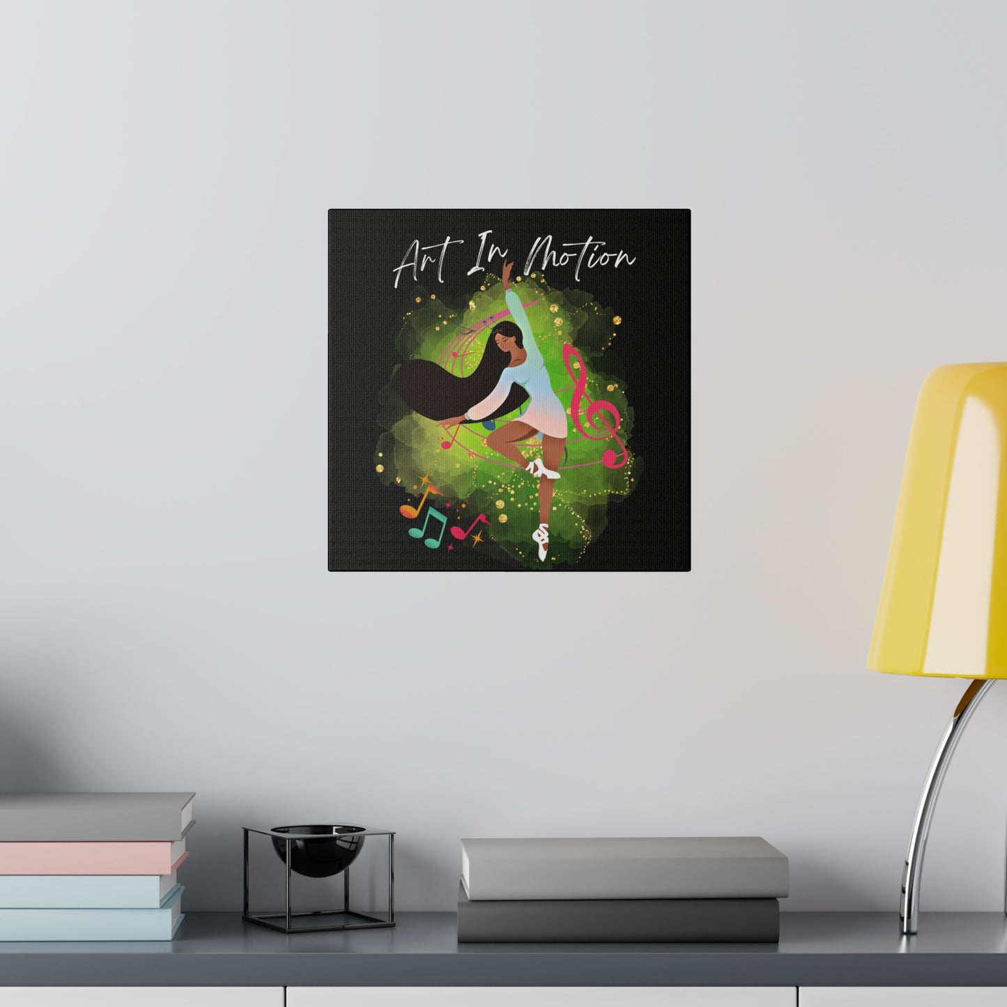 Matte Canvas Print - Art In Motion