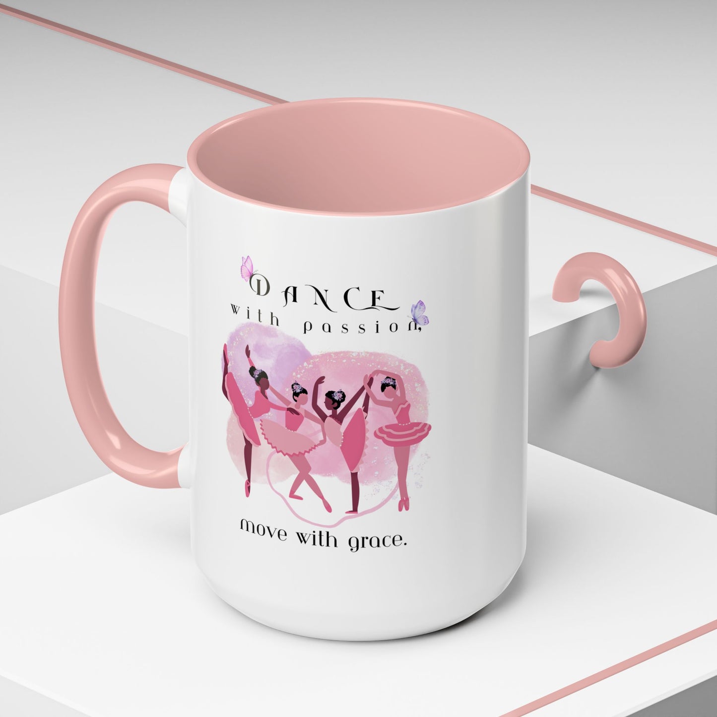 Accent Coffee Mug (11, 15oz) Dance With Passion