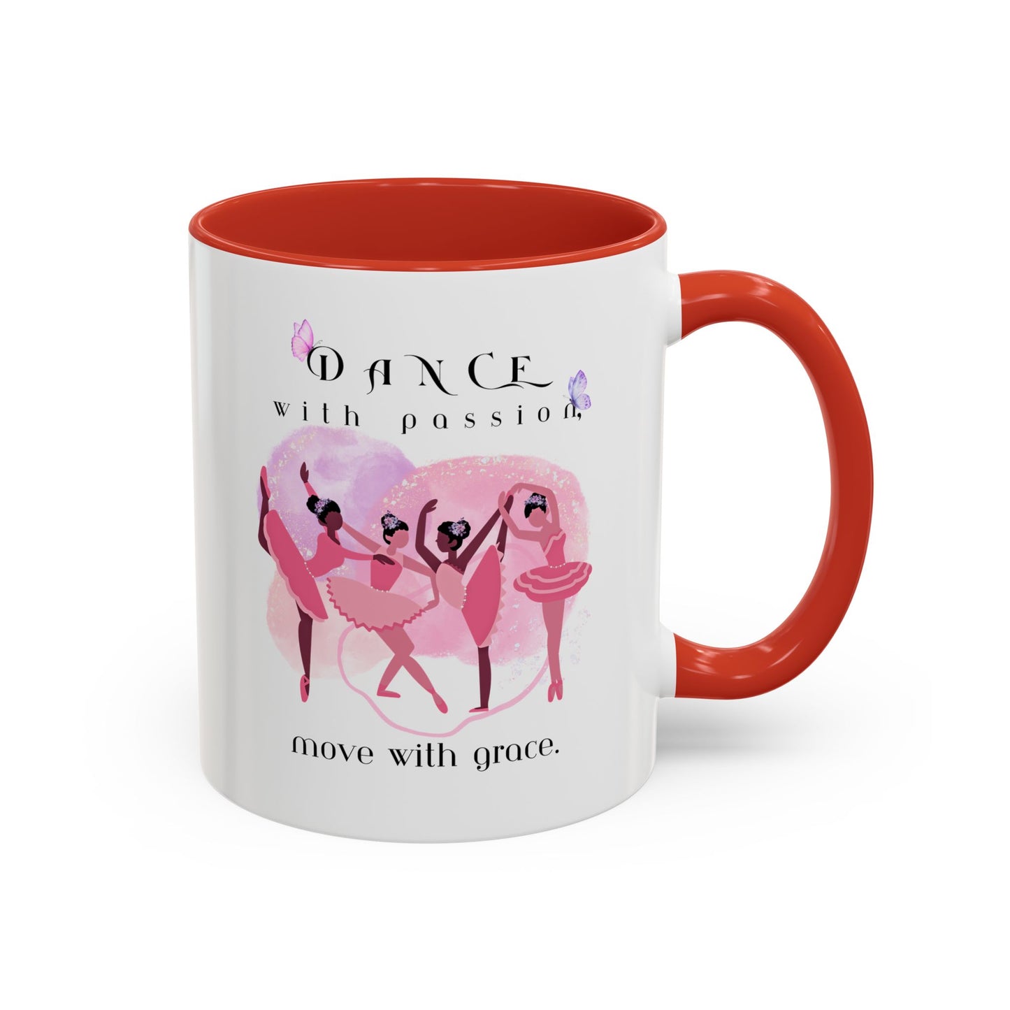 Accent Coffee Mug (11, 15oz) Dance With Passion