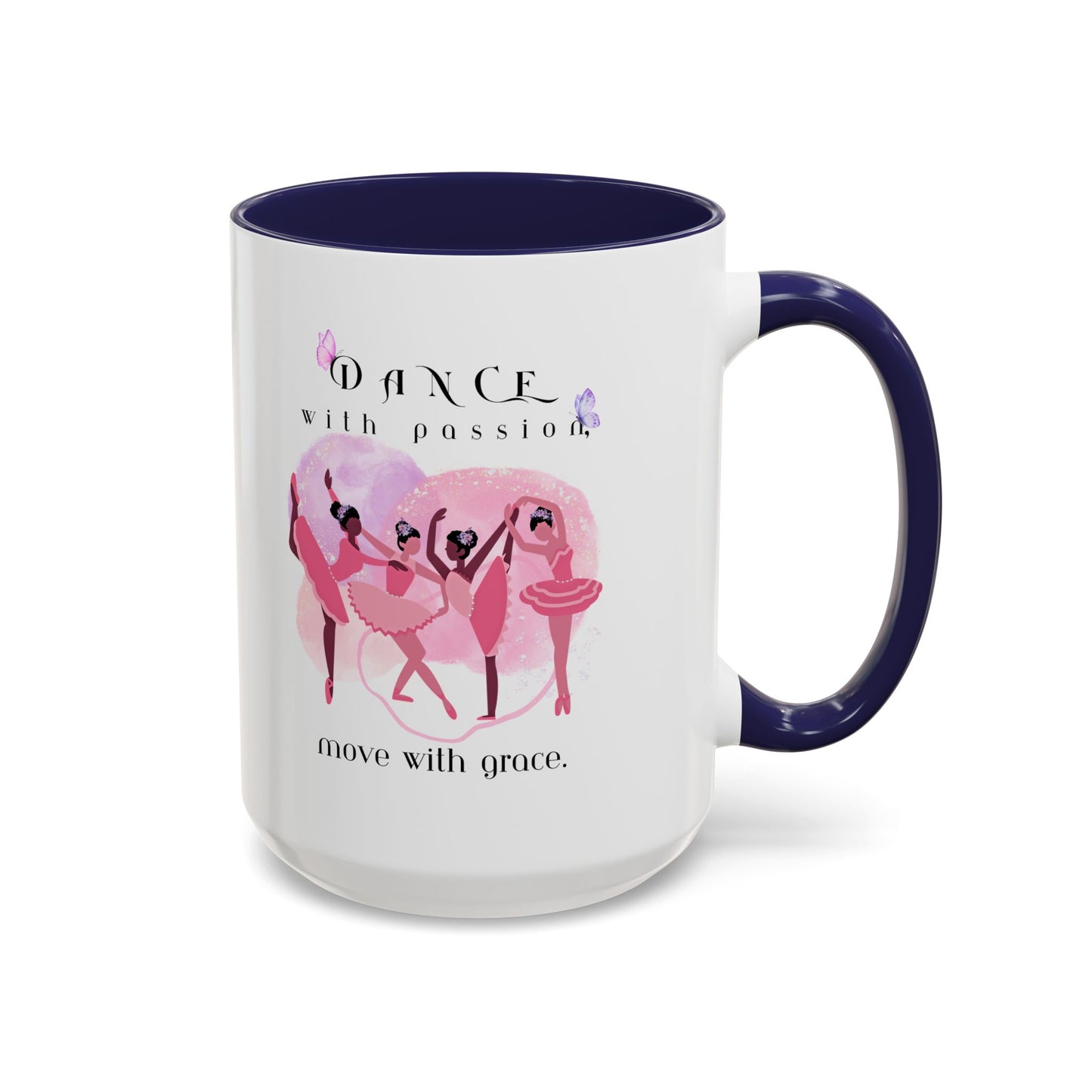 Accent Coffee Mug (11, 15oz) Dance With Passion