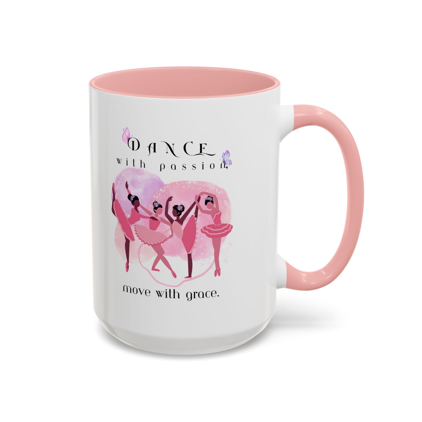 Accent Coffee Mug (11, 15oz) Dance With Passion