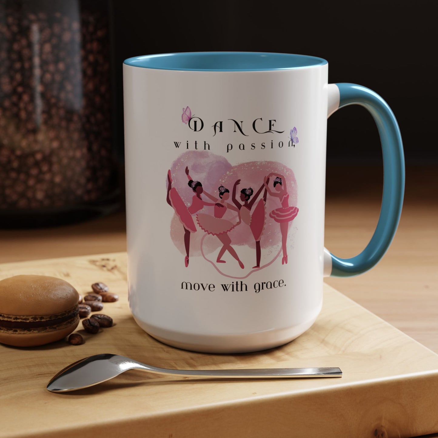Accent Coffee Mug (11, 15oz) Dance With Passion