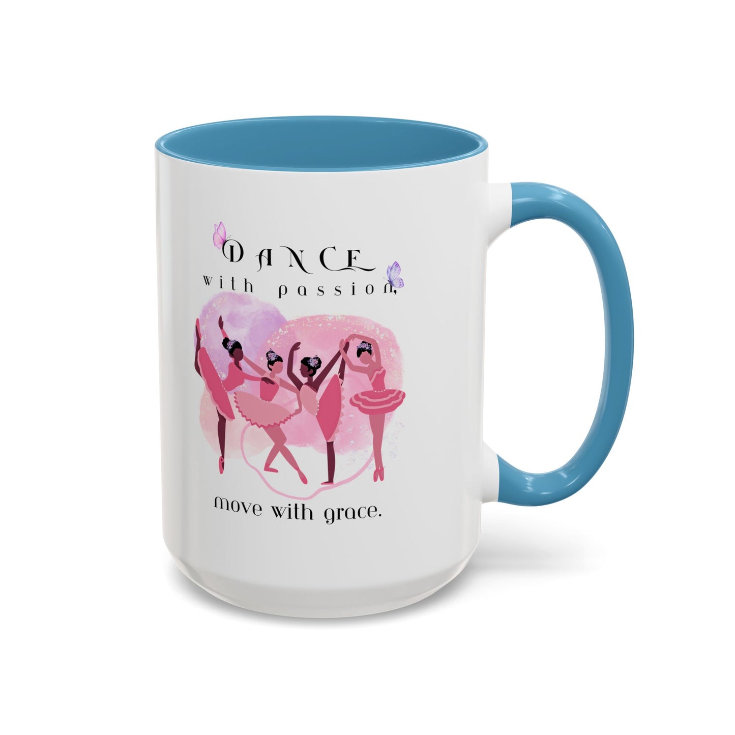 Accent Coffee Mug (11, 15oz) Dance With Passion