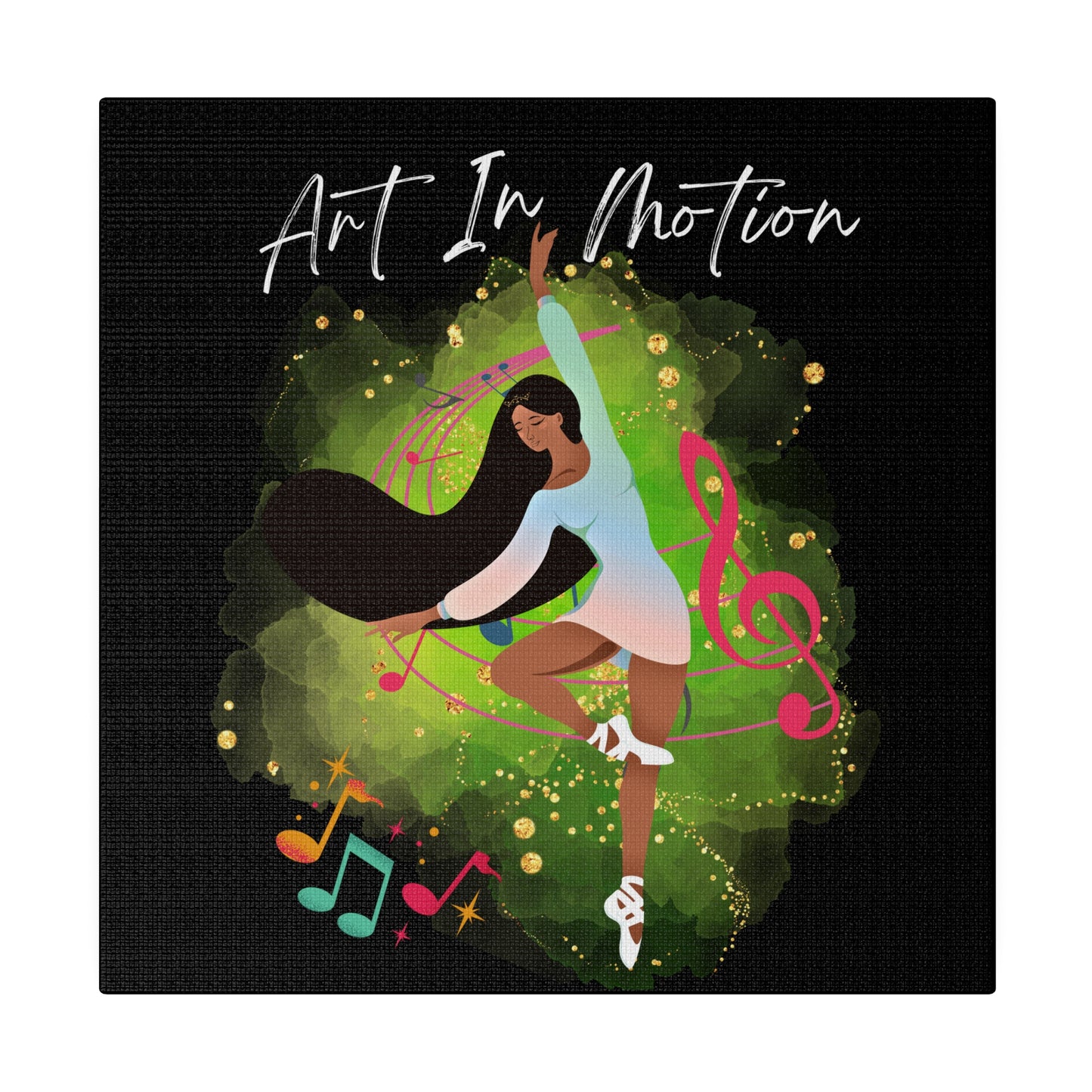 Matte Canvas Print - Art In Motion
