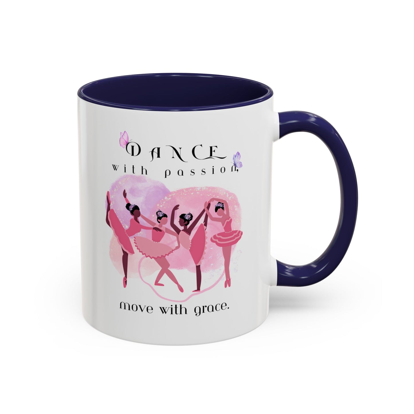 Accent Coffee Mug (11, 15oz) Dance With Passion