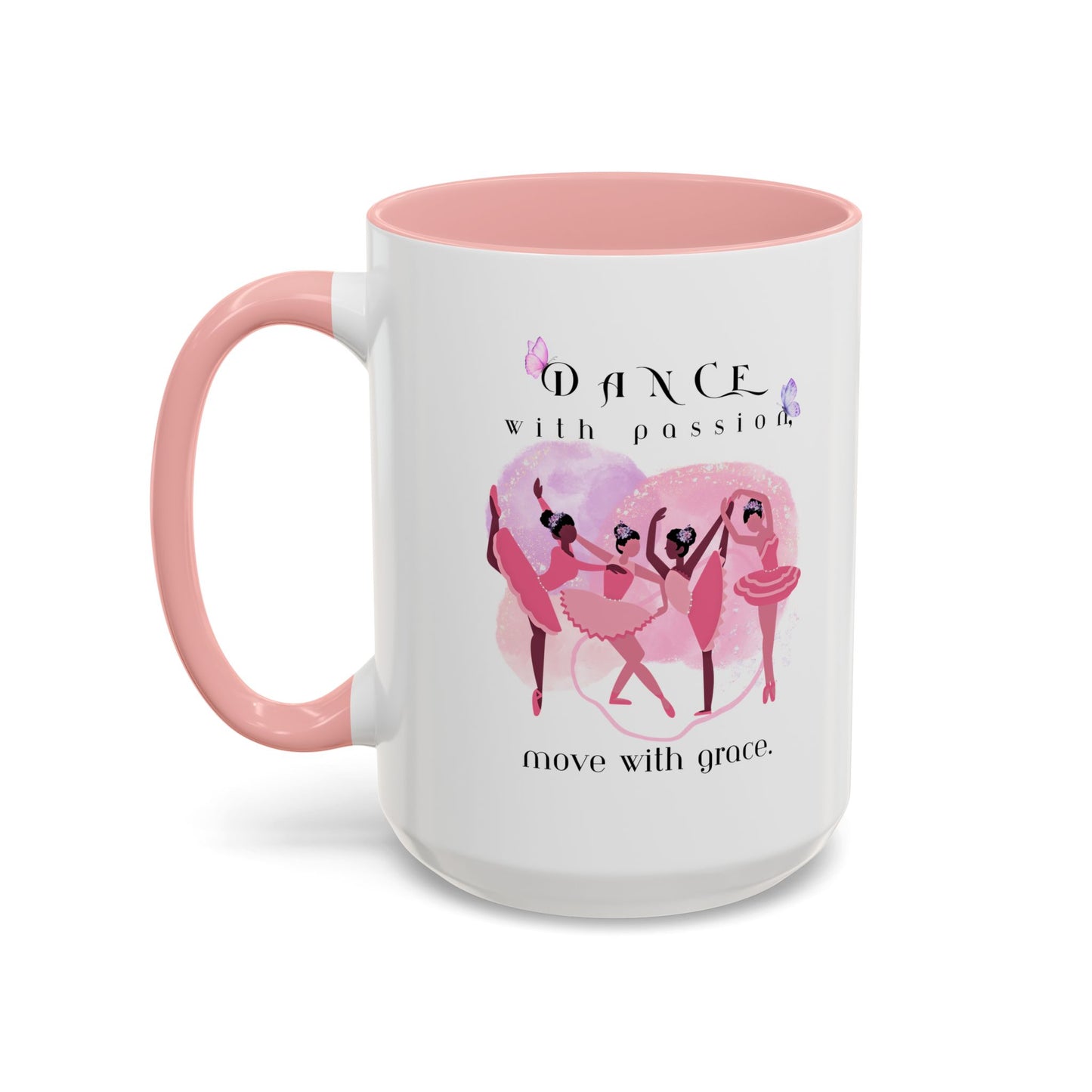 Accent Coffee Mug (11, 15oz) Dance With Passion