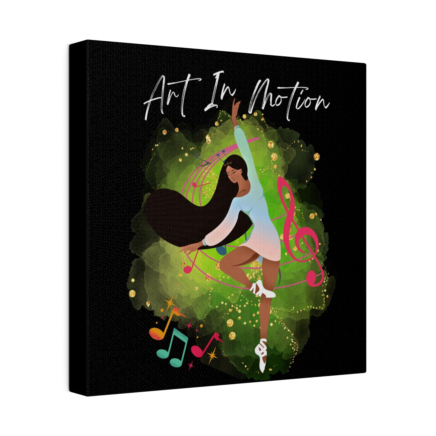 Matte Canvas Print - Art In Motion