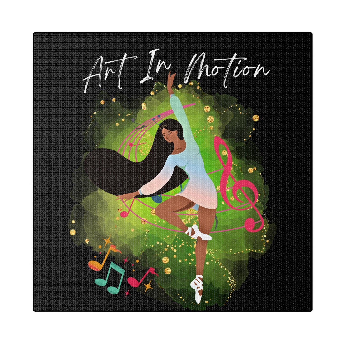 Matte Canvas Print - Art In Motion