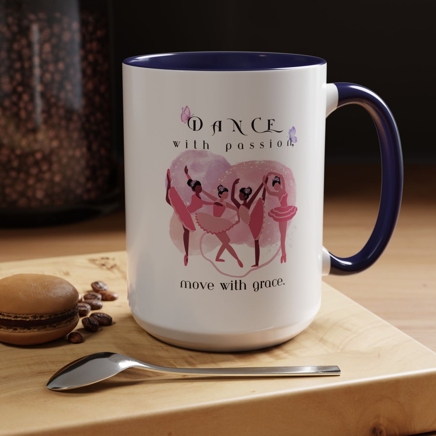 Accent Coffee Mug (11, 15oz) Dance With Passion