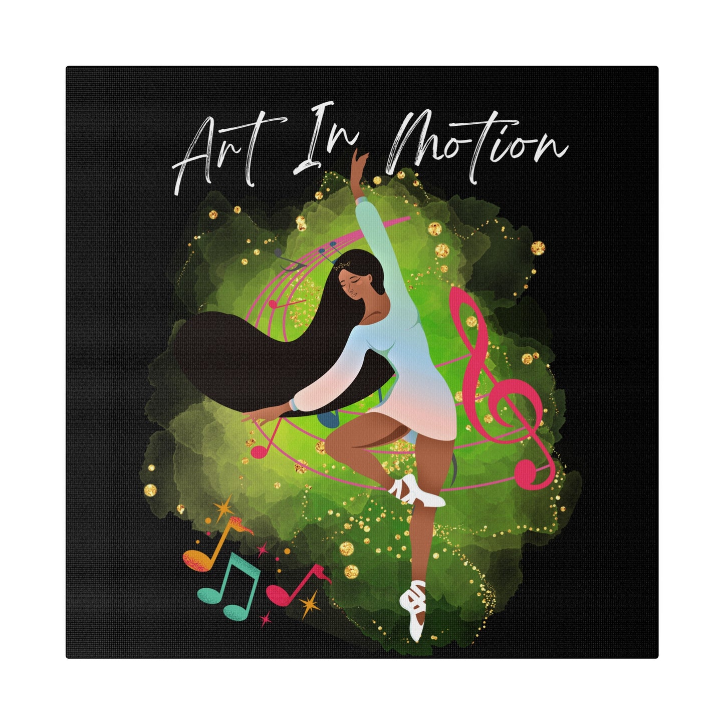 Matte Canvas Print - Art In Motion