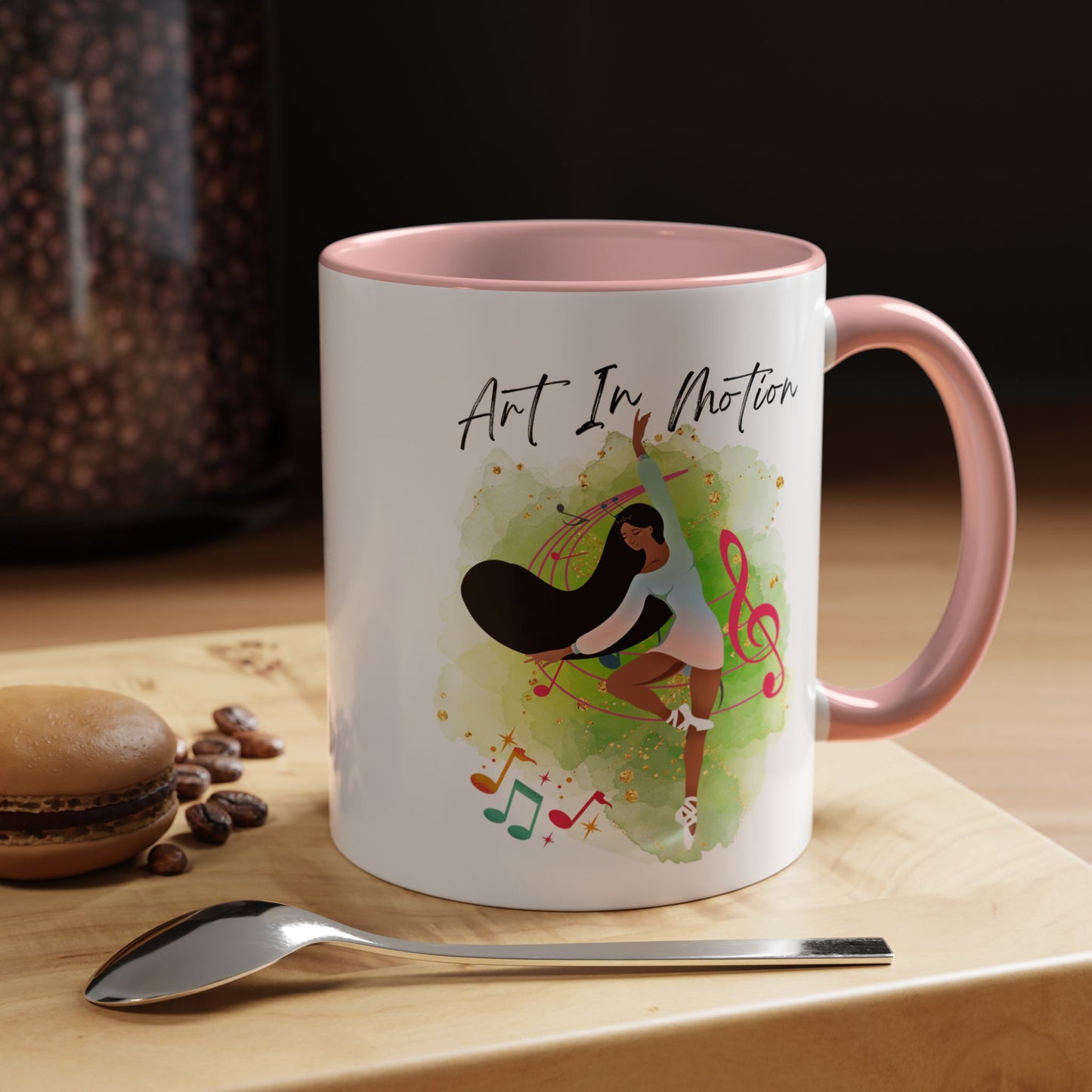 Accent Coffee Mug (11, 15oz) Art In Motion ceramic mug