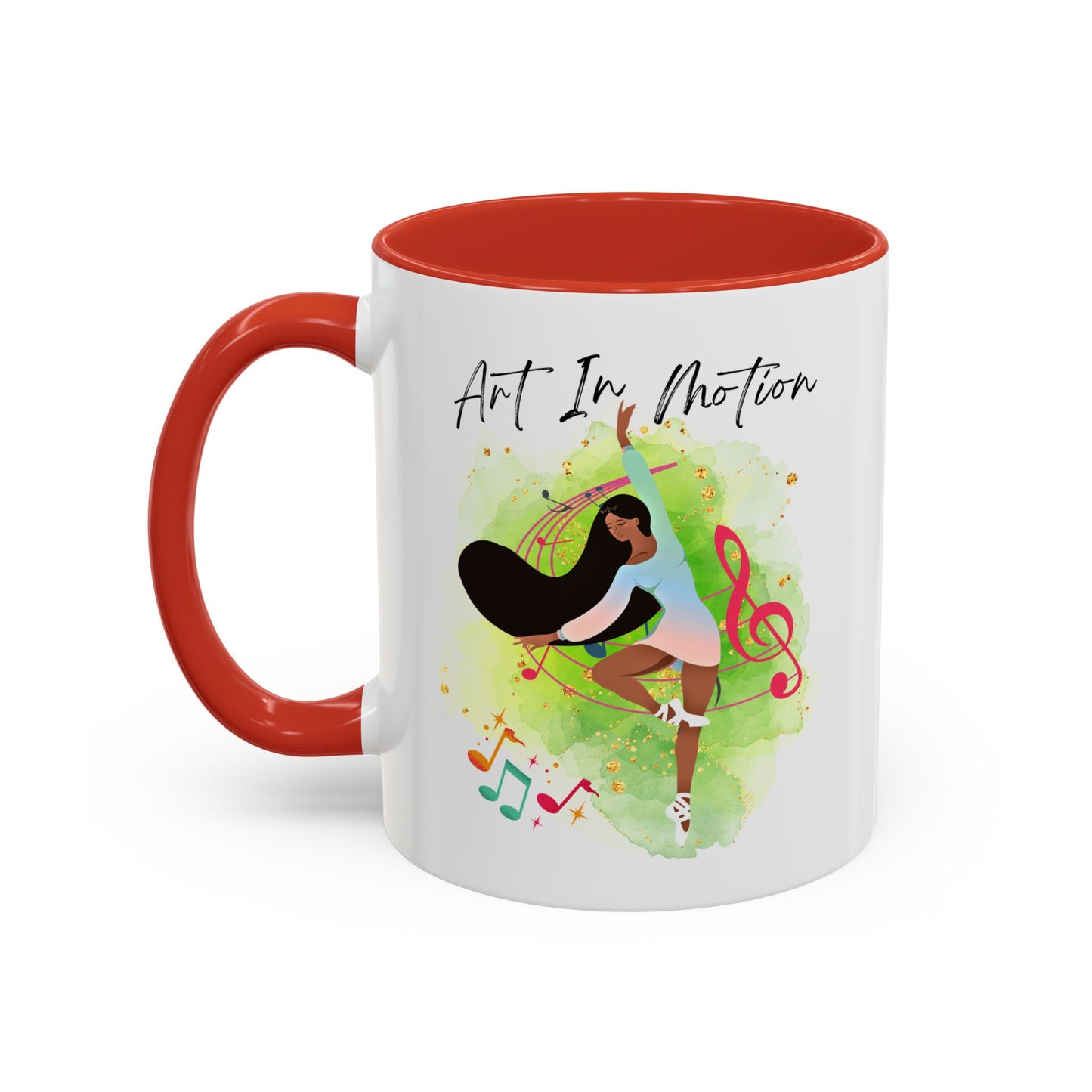 Accent Coffee Mug (11, 15oz) Art In Motion ceramic mug