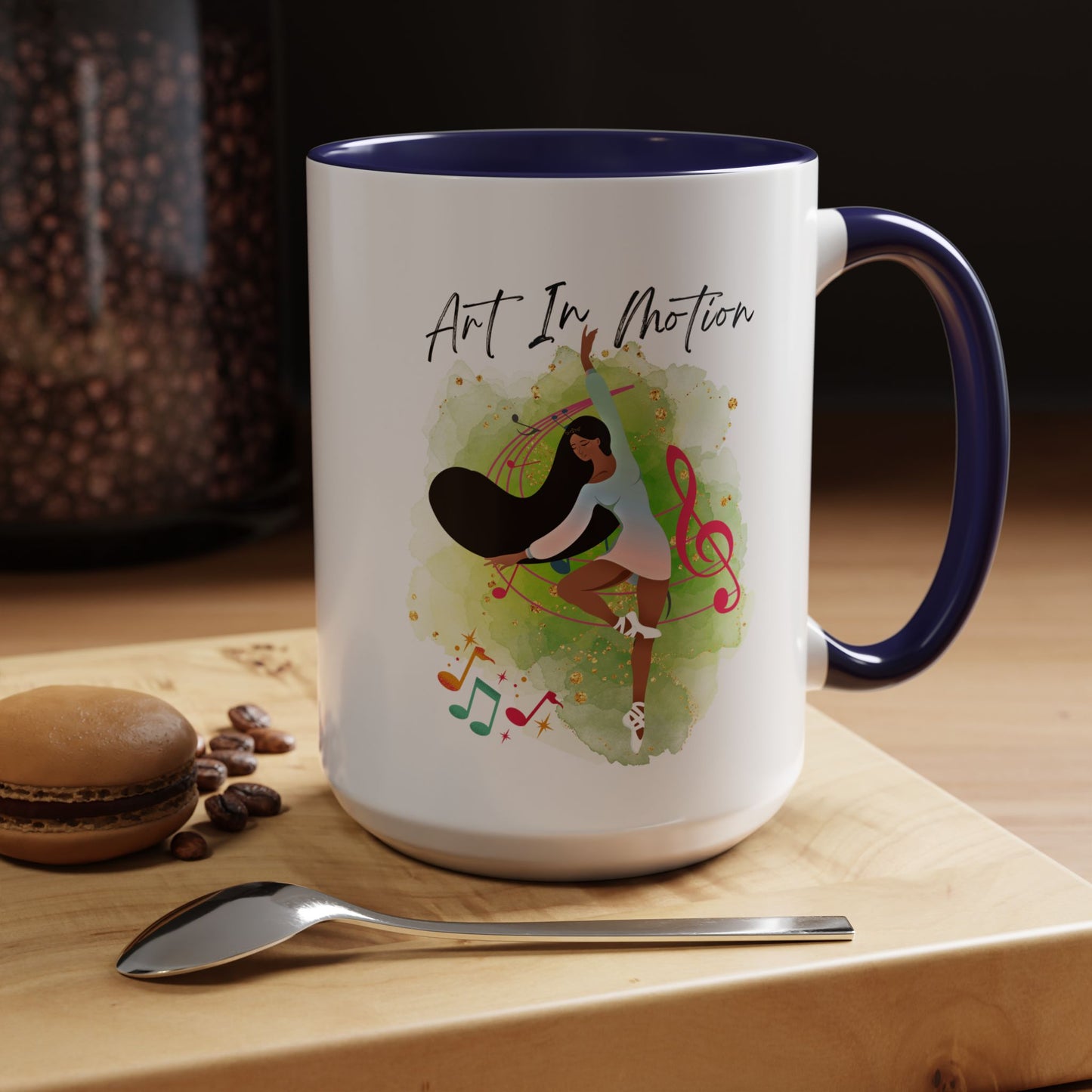 Accent Coffee Mug (11, 15oz) Art In Motion ceramic mug