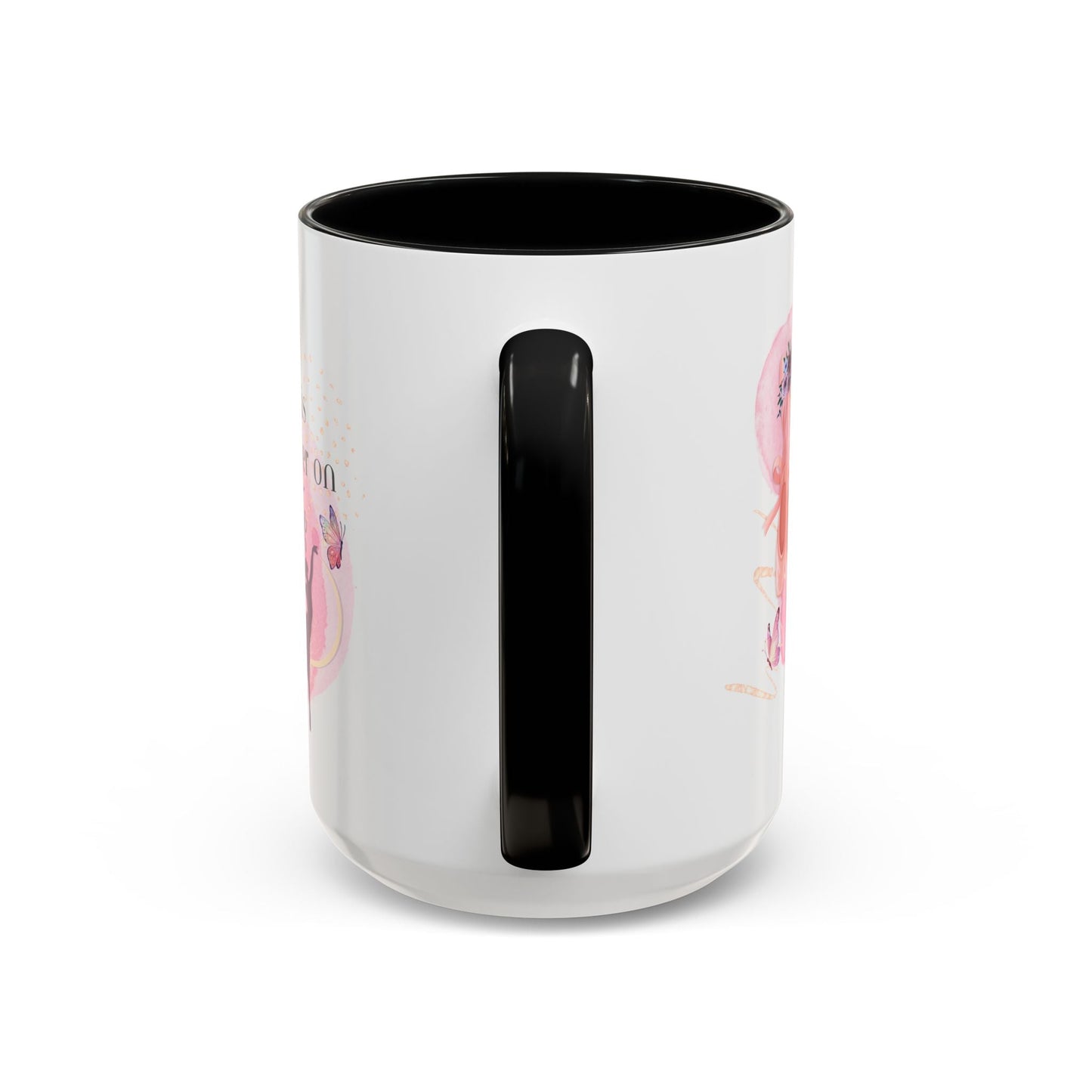 Accent Coffee Mug (11, 15oz) Life is Better on Pointe Ballerina - aburgessandco.com