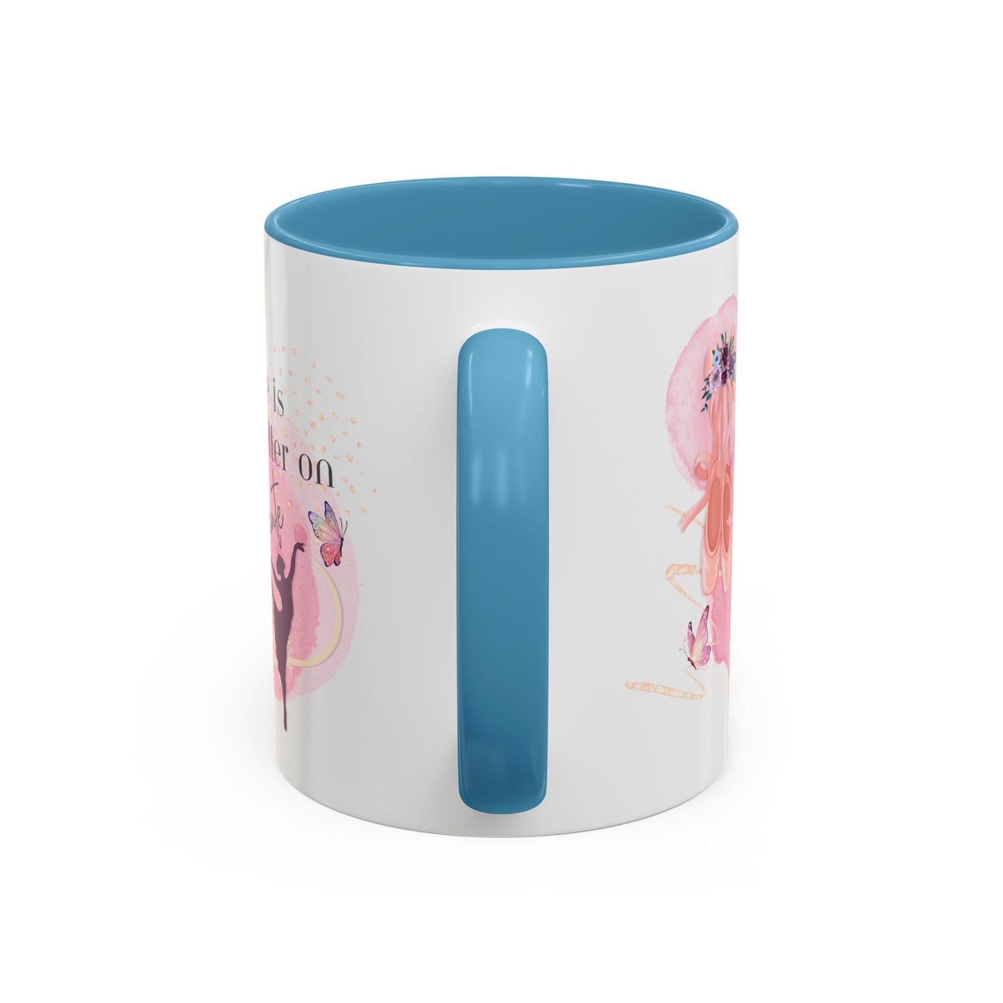 Accent Coffee Mug (11, 15oz) Life is Better on Pointe Ballerina - aburgessandco.com