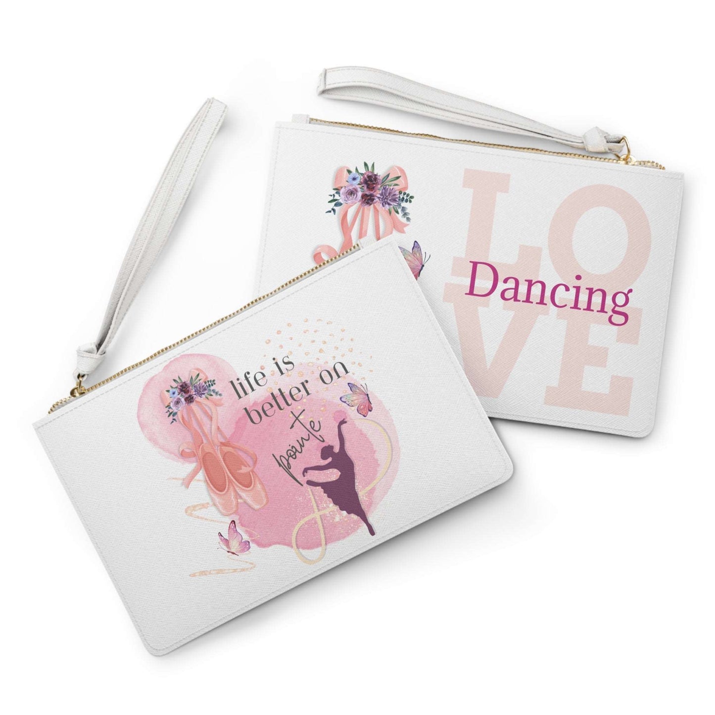 Clutch Bag for Dancers - Life is better on Pointe - aburgessandco.com