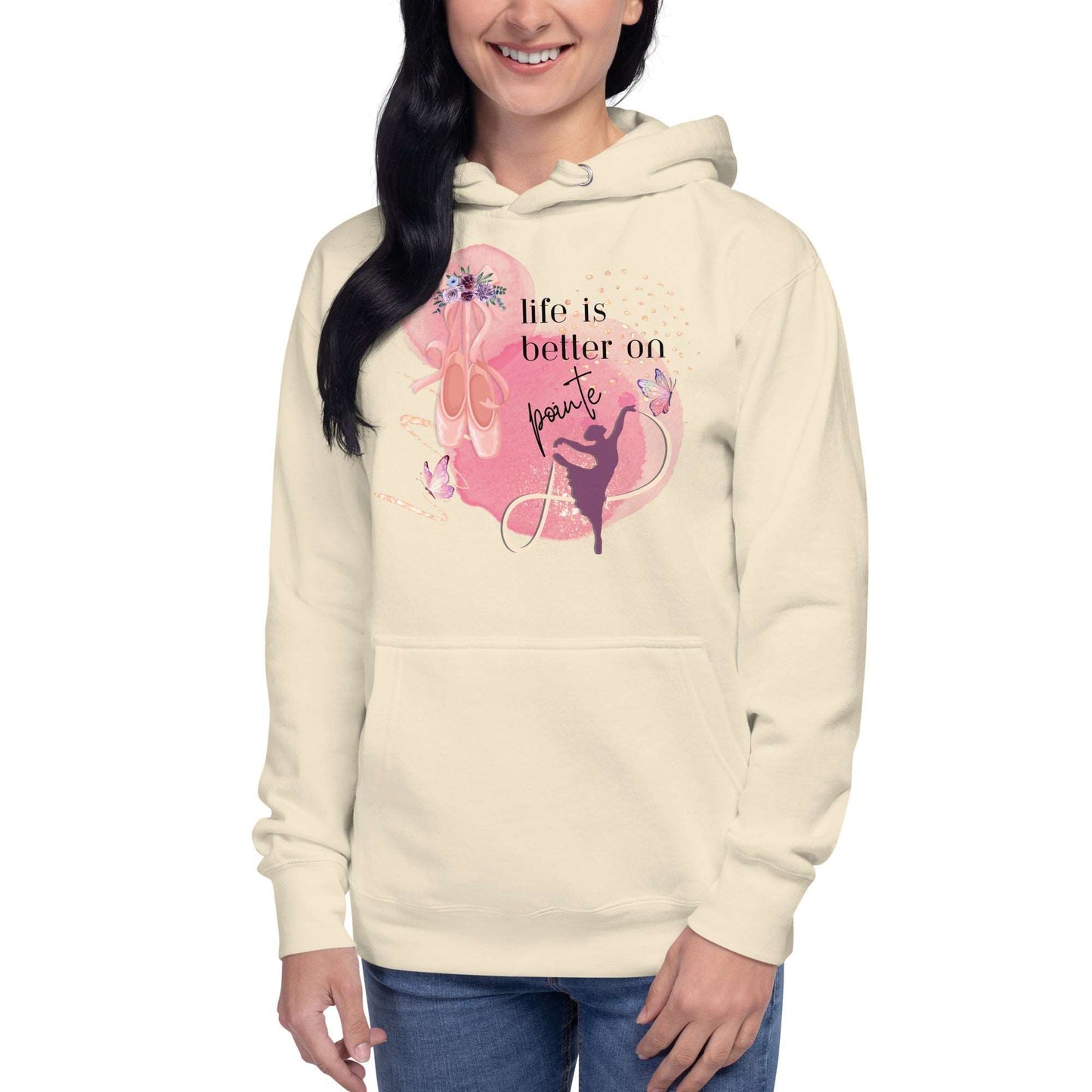 Hoodie for Dancers - Life Is Better On Pointe - aburgessandco.com