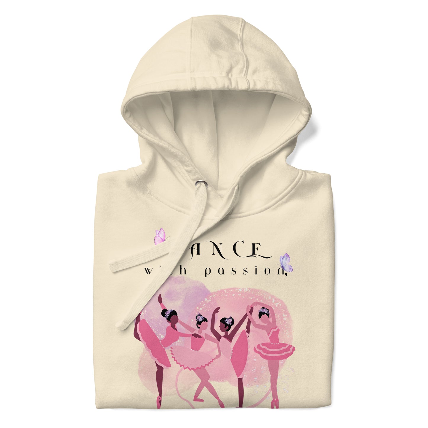 "Dance with Passion, Move with Grace" Hoodie | Cozy and Stylish Dance Apparel