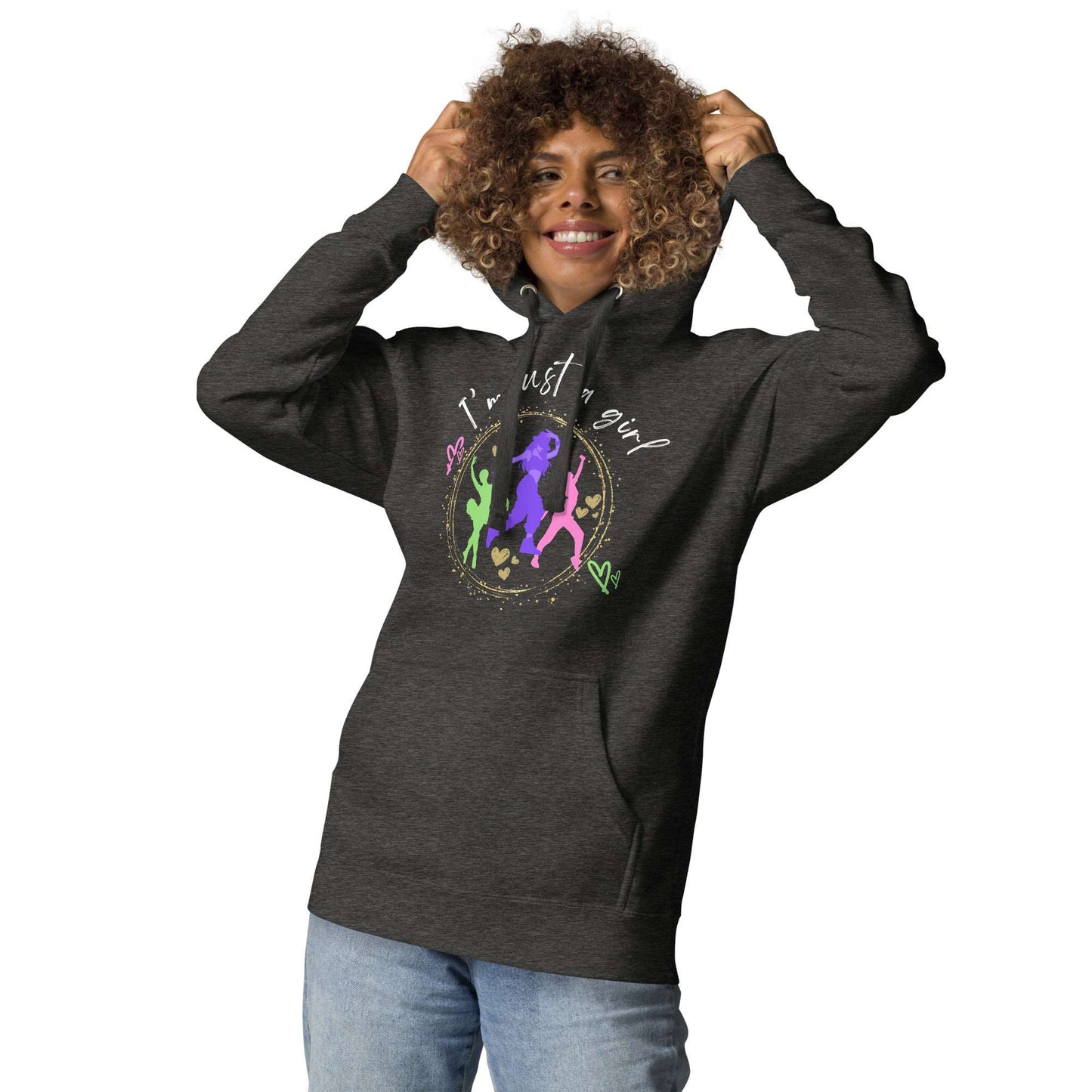 Unisex Hoodie for dancers - Stay Stylish with the "I'm Just a Girl Who Loves to Dance"