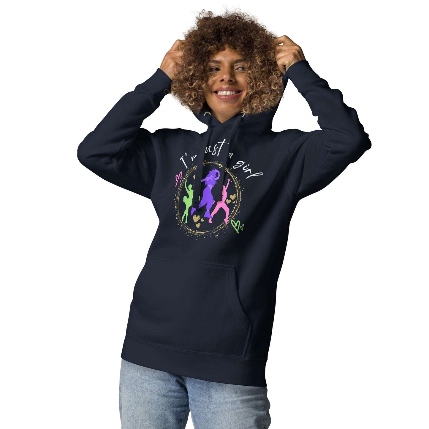 Unisex Hoodie for dancers - Stay Stylish with the "I'm Just a Girl Who Loves to Dance"