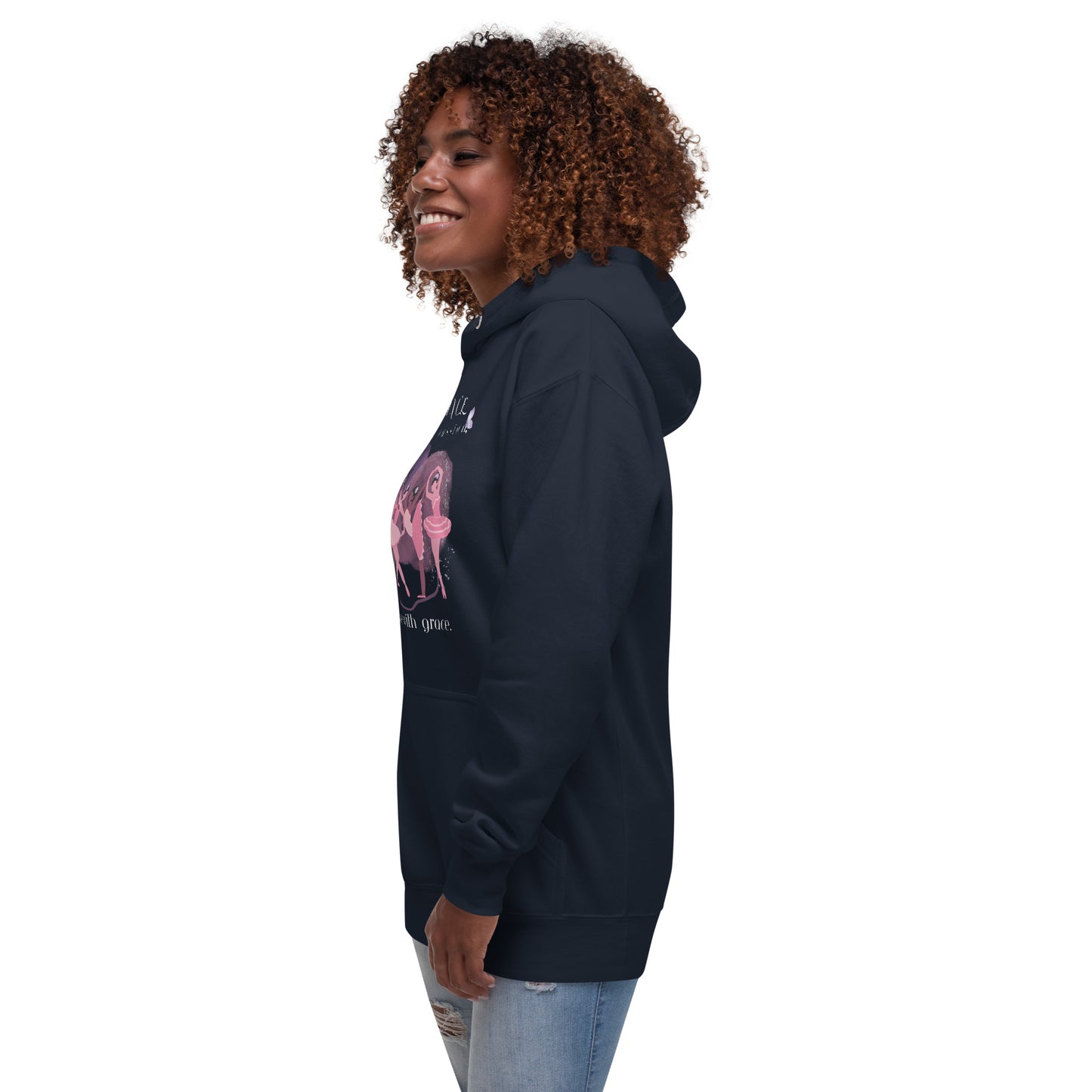 *Stay Cozy and Elegant with the "Dance with Passion, Move with Grace" Hoodie – A Perfect Fit for Dancers
